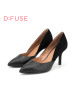D：Fuse/迪芙斯秋季尖头细高跟浅口女鞋单鞋DF63111106