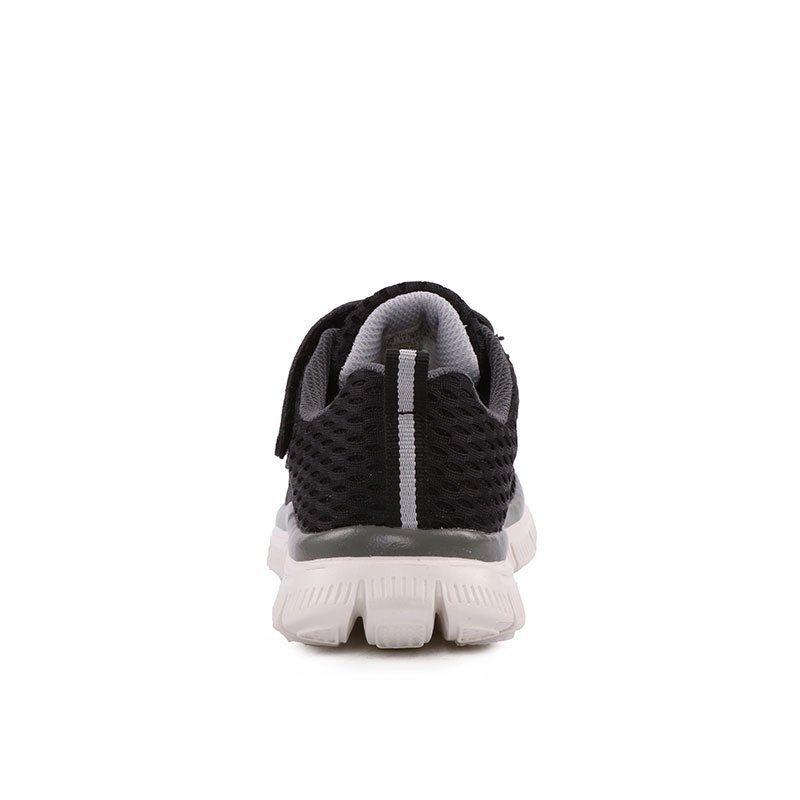 Skechers斯凯奇轻便魔术贴舒适透气运动童鞋660014L/BKGY