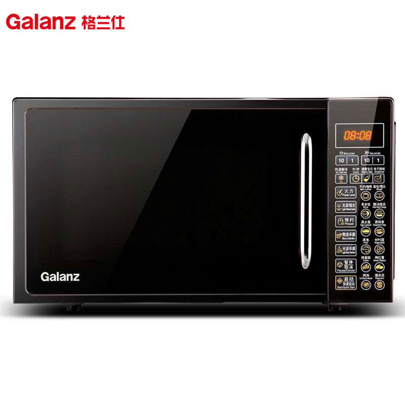 Galanz/格兰仕 微波炉/光波炉 G70F20CN1L-DG(B1) 微电脑式 智能平板 侧拉门 光波烧烤 20L