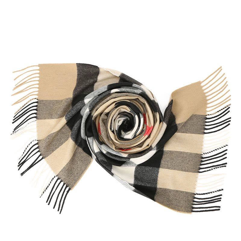 博柏利 BURBERRY 围巾 经典格纹毛质织物 男女同款围巾丝巾披肩 8018175图片