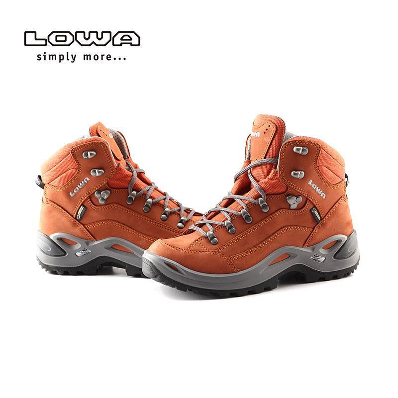 LOWA（德国）户外女舒适透气GORE-TEX防泼水越野登山徒步中帮鞋L320946