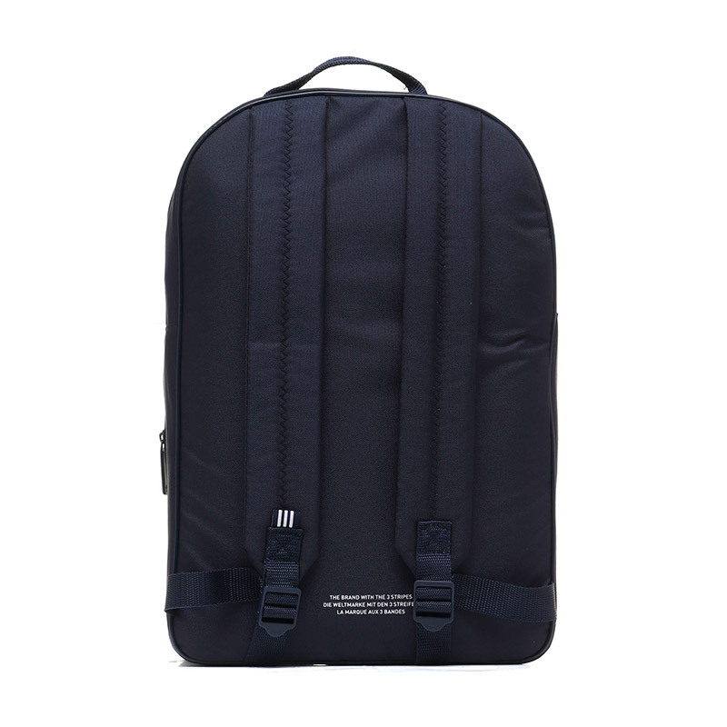 adidas阿迪达斯三叶草中性情侣款运动休闲双肩包BK6724 BK6724学院藏青蓝