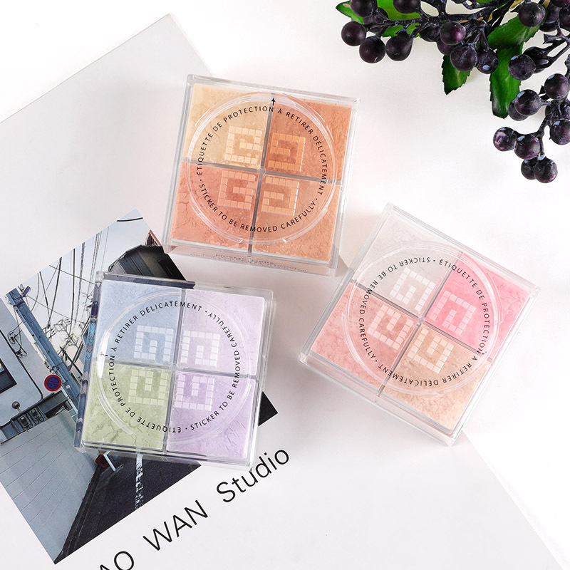 givenchy纪梵希明星四宫格散粉12g5号丝缎珍珠色清透如光轻盈如羽完美