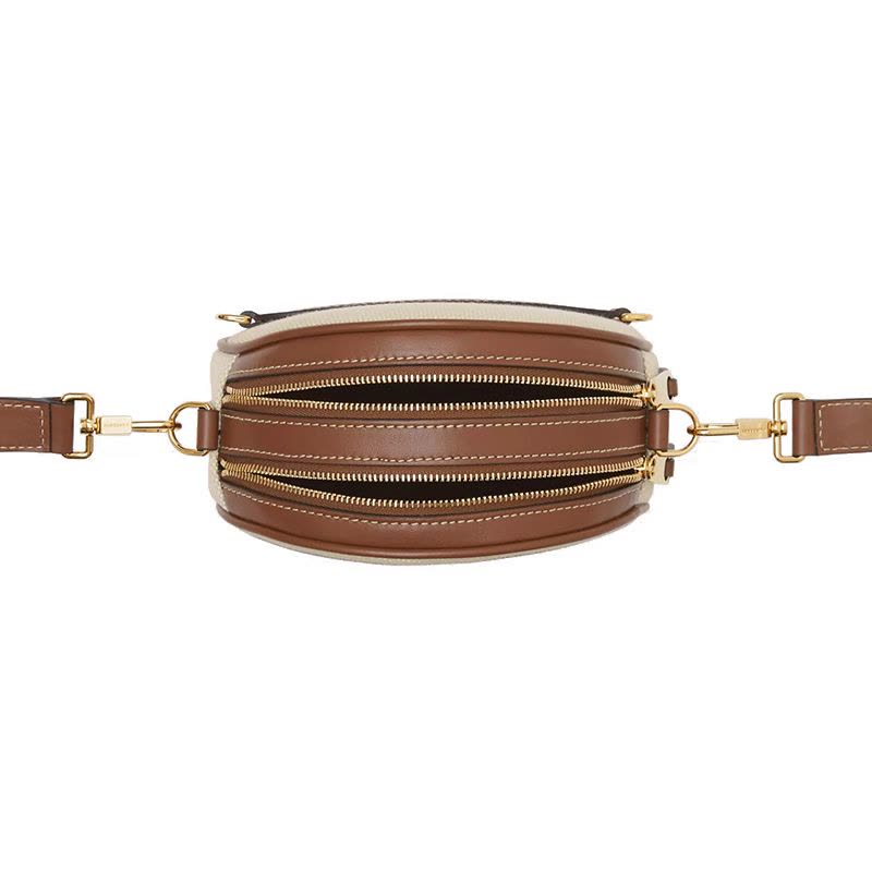 BURBERRY 徽标图案 圆饼斜挎包 17*7*17cm图片