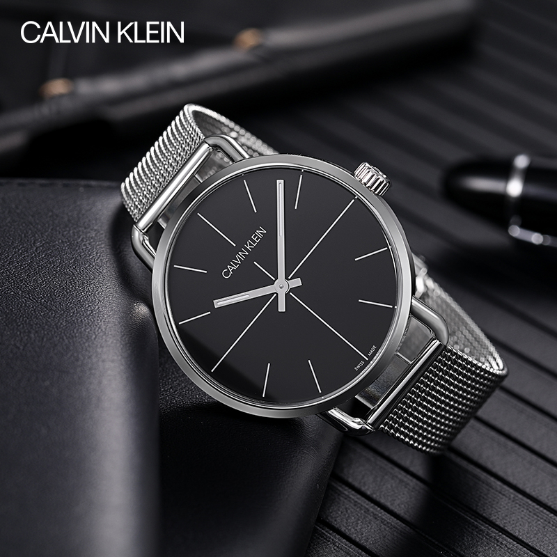 CK卡文克莱（CalvinKlein)手表Even系列时尚休闲商务石英男士手表K7B21121