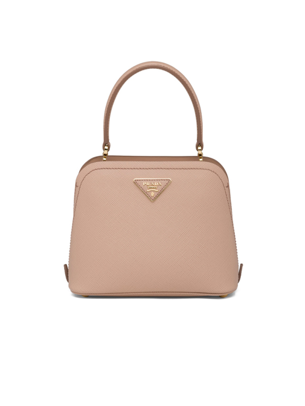 【预定】PRADA/普拉达 Matinée Micro Saffiano 皮革手袋 16.5*21*9.5CM