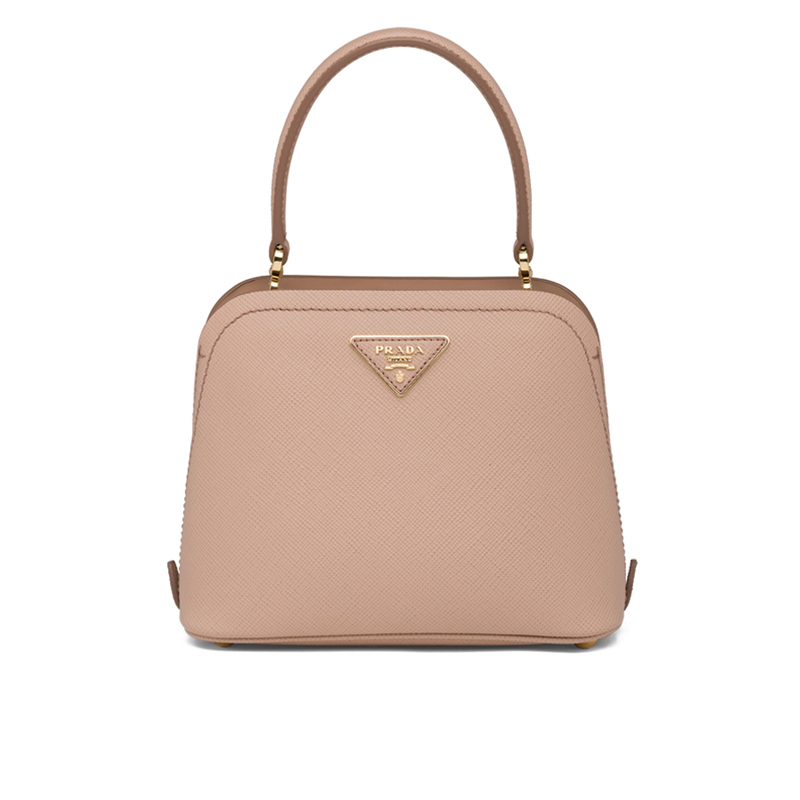 【预定】PRADA/普拉达 Matinée Micro Saffiano 皮革手袋 16.5*21*9.5CM