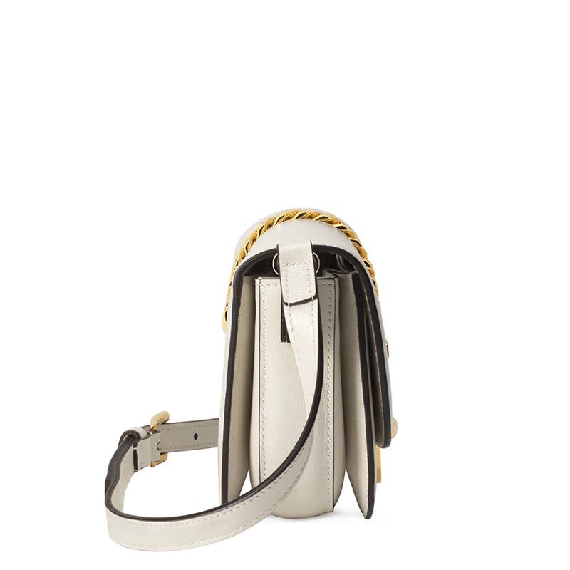 预订 20春夏款 GUCCI Sylvie 1969系列手袋 马鞍包 单肩斜挎包 17*12.5*7CM图片