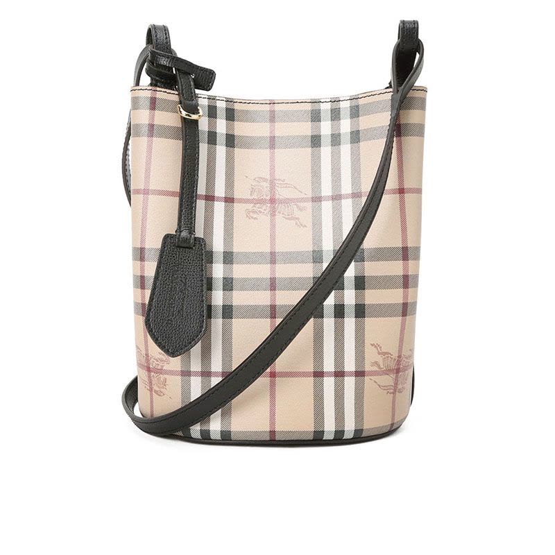 BURBERRY Lorne 经典格纹水桶包 小号 斜挎包图片