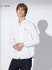 polo sport 长袖衬衫男男士免烫韩版修身商务长袖衬衣青年休闲秋季新品 白色