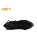 Safiya/索菲娅新款复古流苏尖头粗跟短靴女靴子SF64115048