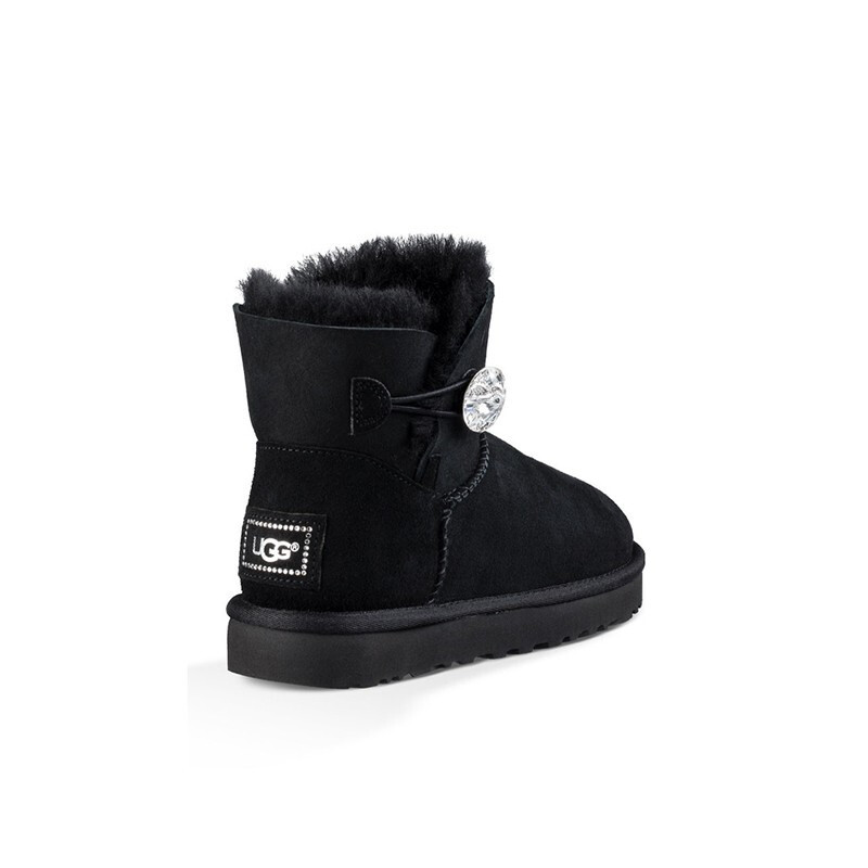 UGG 女士Classic Boot系列迷你贝莉纽扣（水晶款）经典雪地靴 1016554