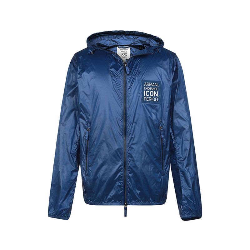 阿玛尼 ARMANI EXCHANGE 男士 锦纶连帽休闲外套皮肤衣8NZBP5 ZNYNZ图片