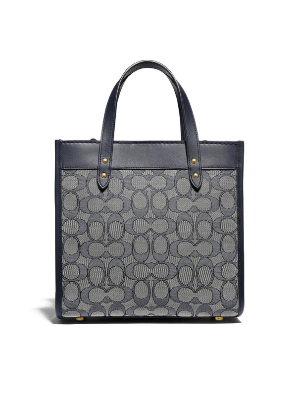 COACH 蔻驰 FIELD TOTE TOTE包 手提包单肩包 LOGO印花 织物拼皮 C3865