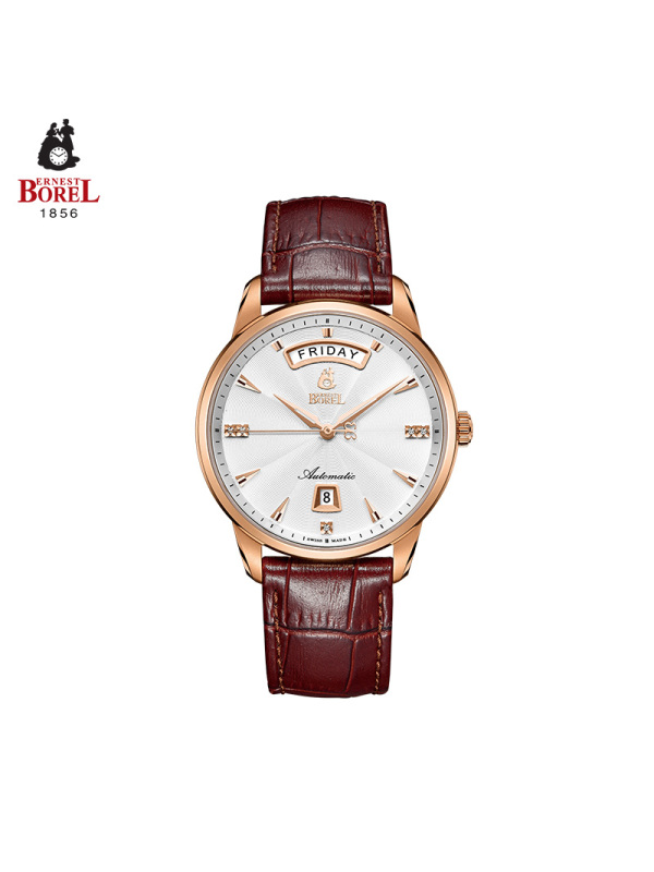 专柜同款瑞士依波路ernestborel祖尔斯系列周年纪念限量款周历日历