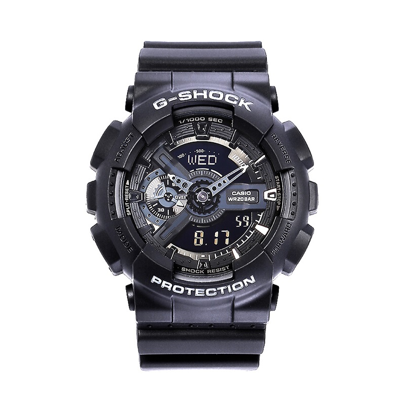 卡西欧casiogshock石英表男女大盘时尚双显多功能运动潮流男表黑武士