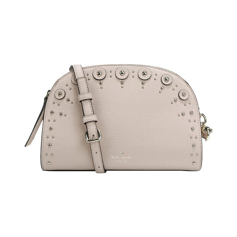 katespade凯特丝蓓奥莱款女士背包时尚简约商务铆钉贝壳包单肩斜跨包