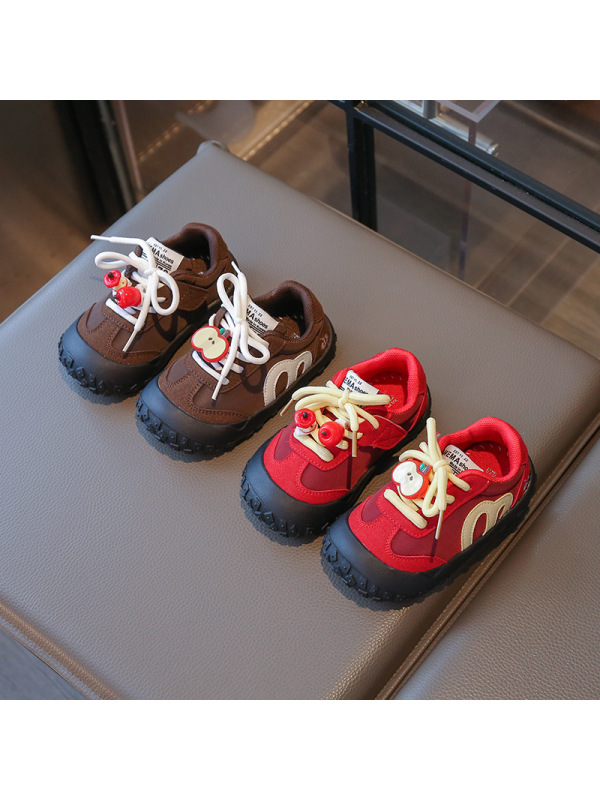 女童运动鞋可爱卡通休闲鞋秋季新款儿童软底防滑男女童宝宝鞋