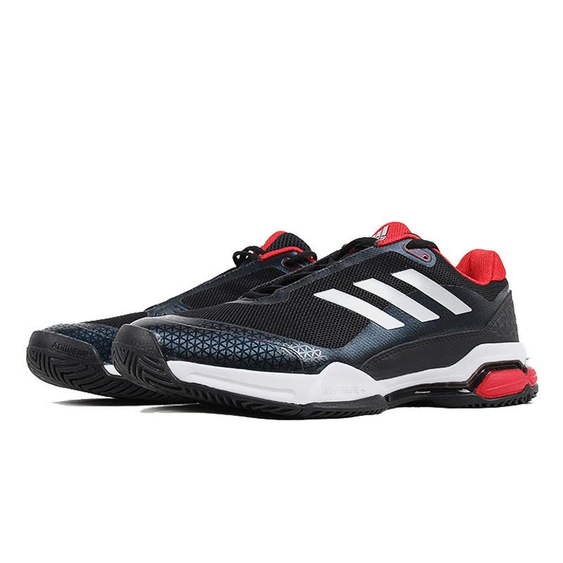adidas阿迪达斯运动鞋男子休闲舒适透气网球鞋-CM7781图片