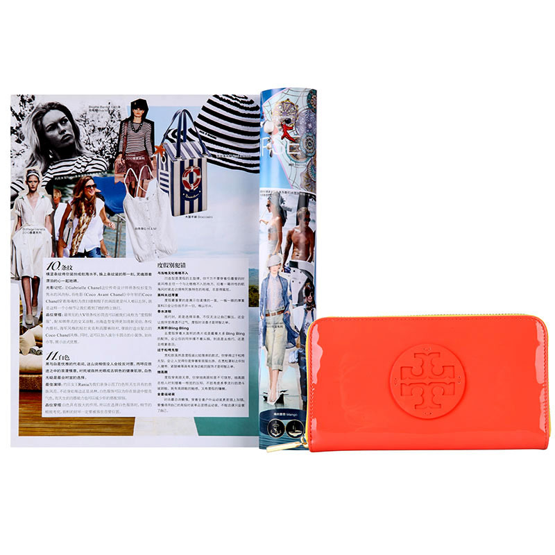 TORY BURCH 托里·伯奇 女款漆皮长款钱包钱夹 18169285 806