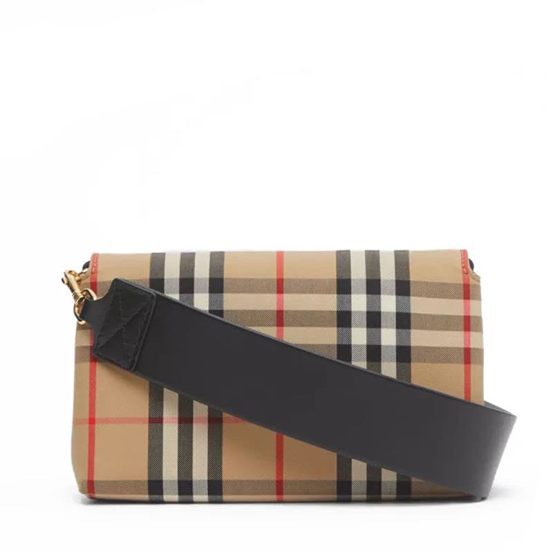 预售BURBERRY Vintage 格纹斜背包 小号图片