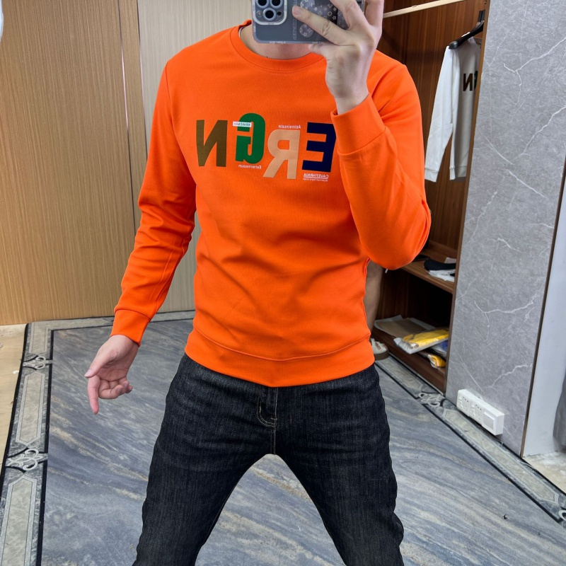 字母印花卫衣男圆领秋季新款潮流男士长袖t恤打底衫上衣潮ins