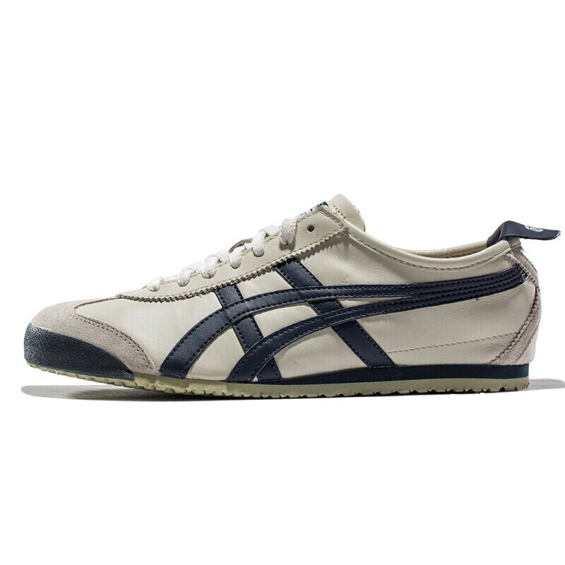 鬼冢虎(ONITSUKA TIGER)男女中性款复古薄地细身运动休闲鞋DL408