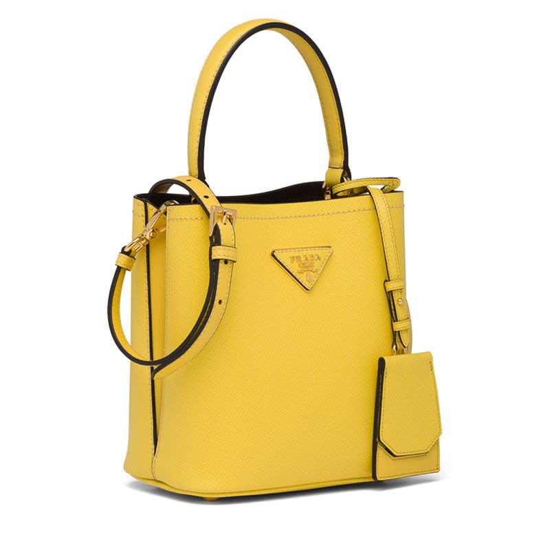 【预定】20春夏款PRADA Panier 皮革手提包1BA217 OOO 17*18*10.5CM图片