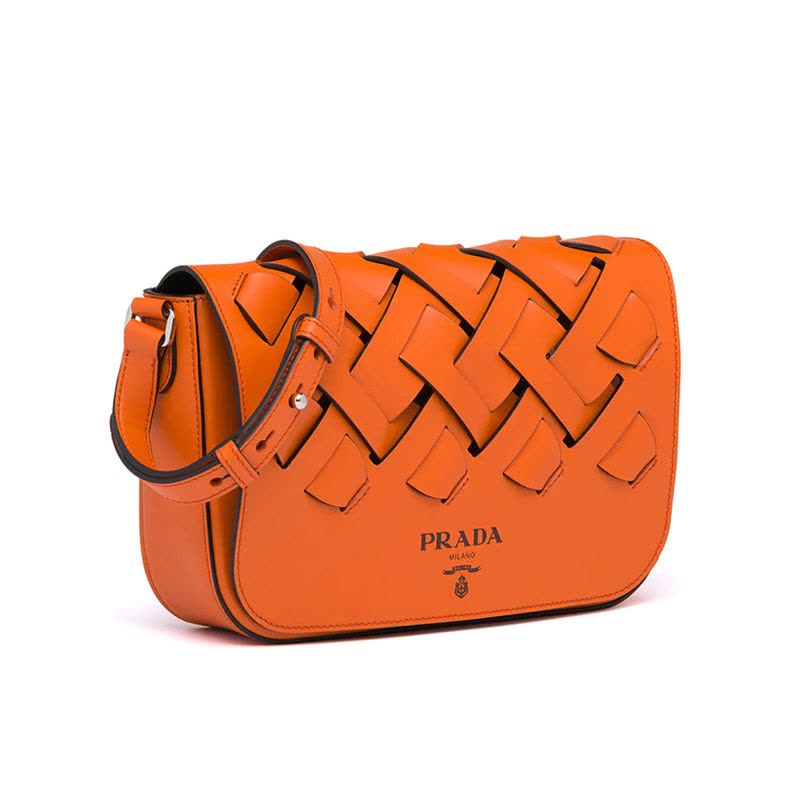 【预定】20春夏款PRADA 编织图案单肩包1BD246 OOO 16*5.5*24CM图片