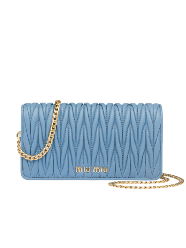 【预定】MIU MIU/缪缪 MATELASS?皮革迷你手袋 5DH029