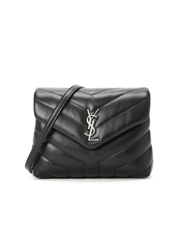 预售 圣罗兰YSL LOU LOU 胖信封小号 字母LOGO绗缝皮 女士单肩包 630951银扣