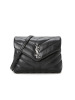 预售 圣罗兰YSL LOU LOU 胖信封小号 字母LOGO绗缝皮 女士单肩包 630951银扣