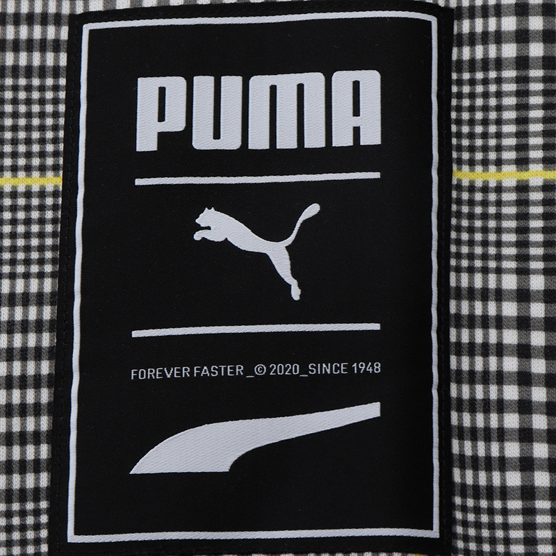 PUMA彪马女装运动服刘雯同款休闲复古格纹百搭卫衣597892