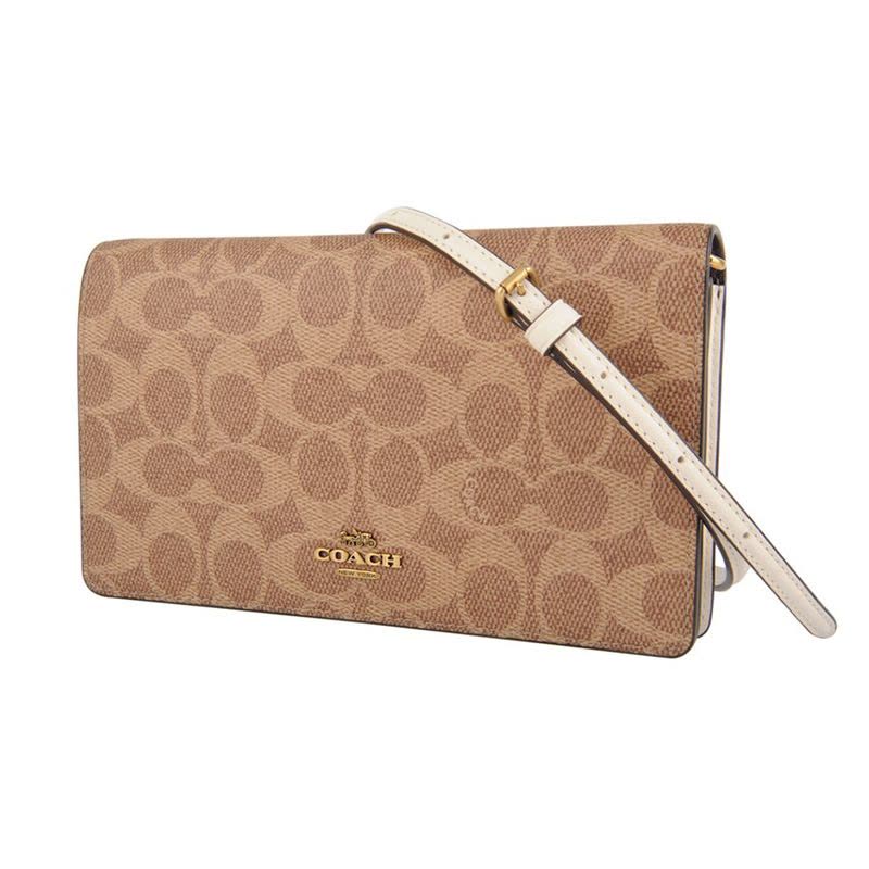 COACH 斜跨包 LOGO印花 织物 41920图片