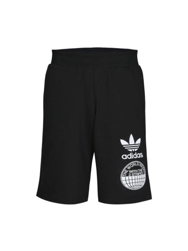 Adidas阿迪达斯三叶夏季运动裤短裤休闲宽松中裤-CZ1755