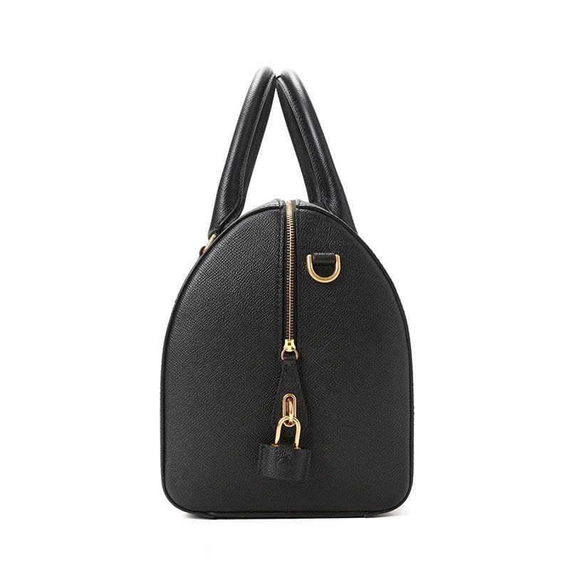 BALENCIAGA/巴黎世家 女包中号VILLE字母LOGO波士顿包 518804图片