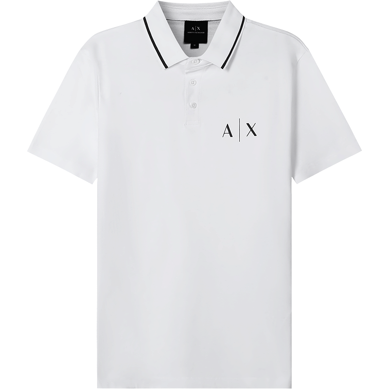 阿玛尼 ARMANI EXCHANGE 男士 棉质短袖POLO衫6KZFGA ZJ4YZ图片