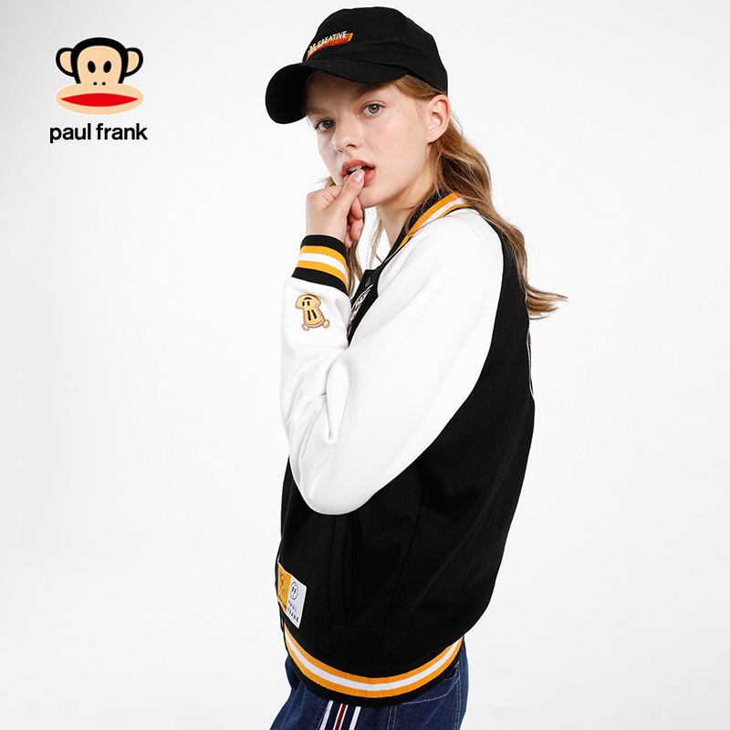 paulfrank大嘴猴外套女新款初秋棒球服港风女装上衣宽松