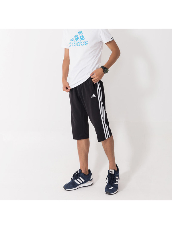 阿迪达斯adidas男装运动透气七分裤-PN10030MA-7-BW