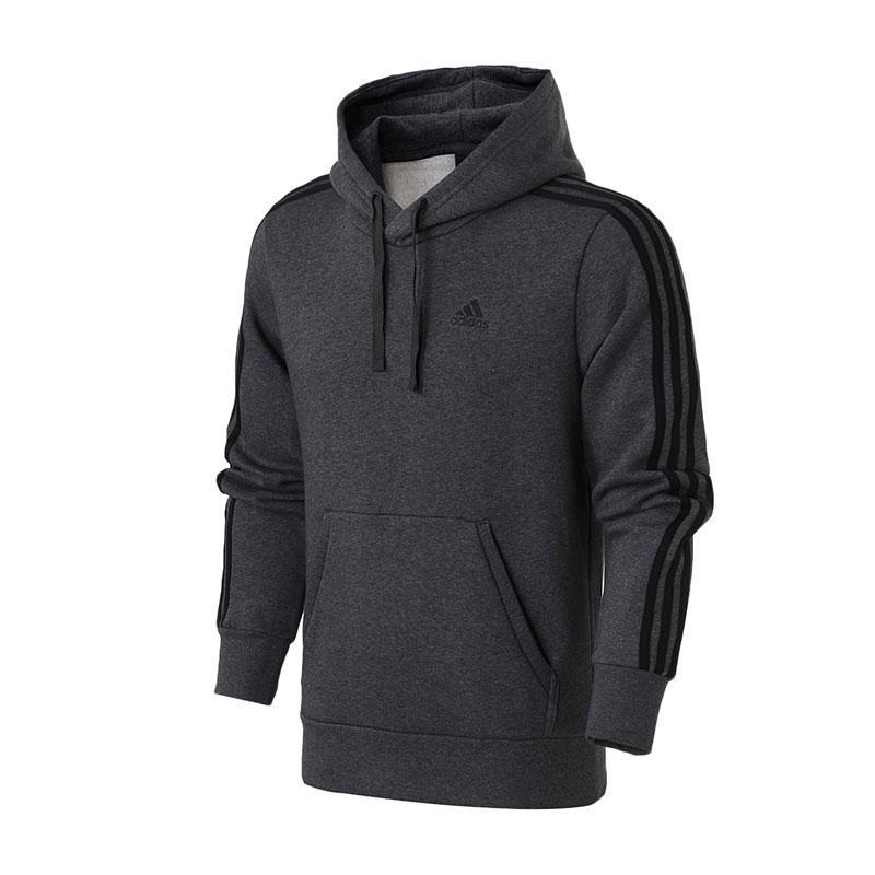 adidas阿迪达斯男子卫衣连帽套头衫休闲运动服CD8672 2XL CD8672灰色
