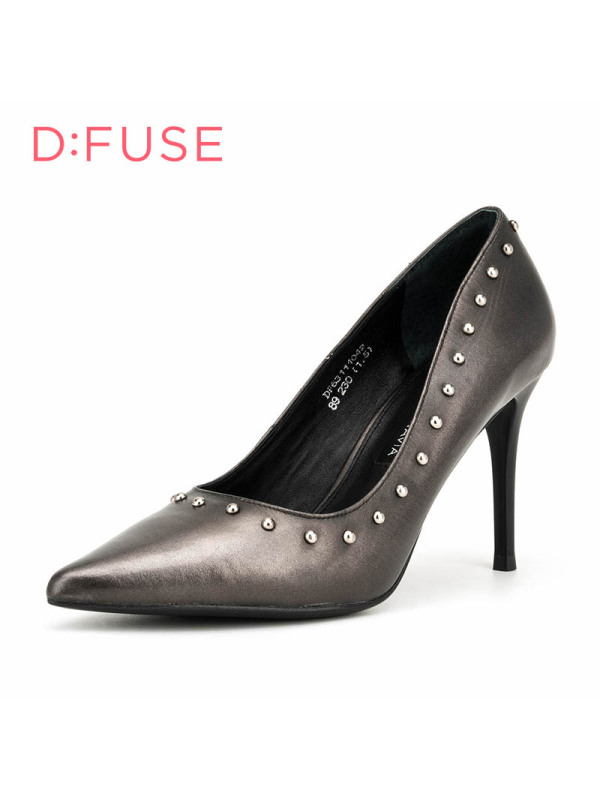 ST&SAT/星期六旗秋浅口尖头套脚高跟女鞋DF63111042