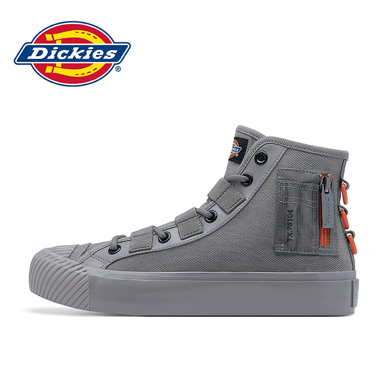 Dickies男鞋2021新款帆布鞋男高帮潮百搭休闲鞋秋季新款板鞋男203M50LXS37
