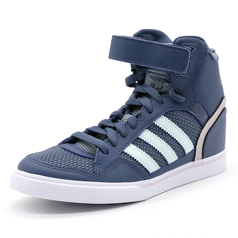 adidas三叶草extaballup女内增高鞋高帮板鞋s75788