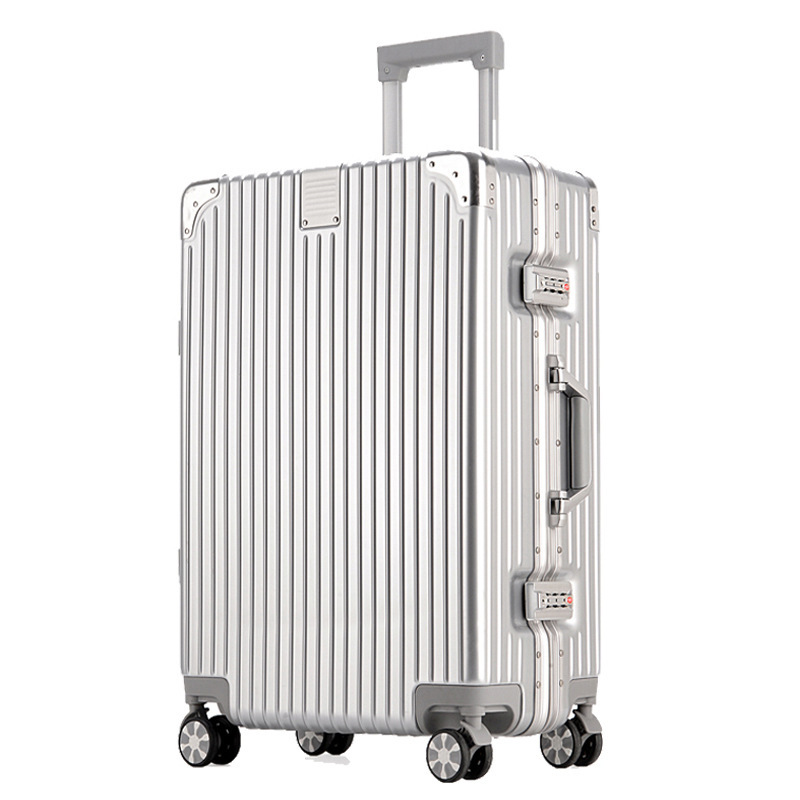 threesons铝框拉杆箱定制图案万向轮行李耐磨登机密码箱20寸旅