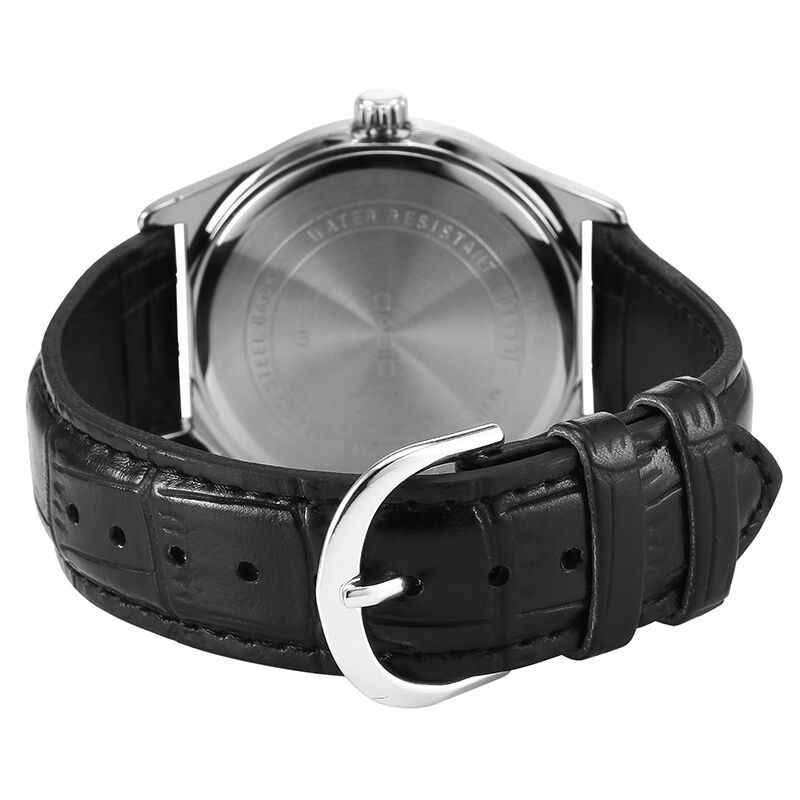 卡西欧(CASIO)皮带男表 简洁时尚手表防水休闲商务石英表男表MTP-V006L-7BUDF