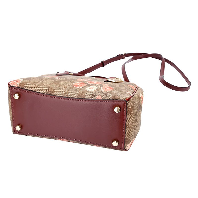 COACH 蔻驰 奢侈品 女士卡其印花人造革单肩斜挎包杀手包 F76682 IMP4X
