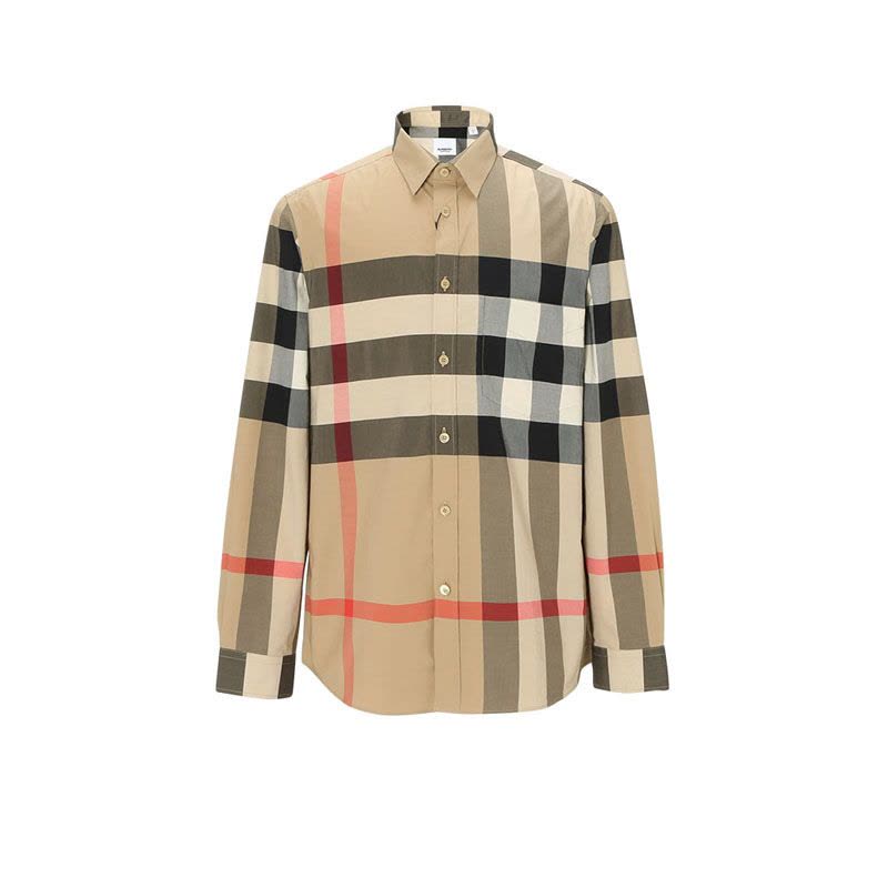 博柏利BURBERRY Vintage 长袖衬衫 大格纹棉质8010213 男士衬衫图片