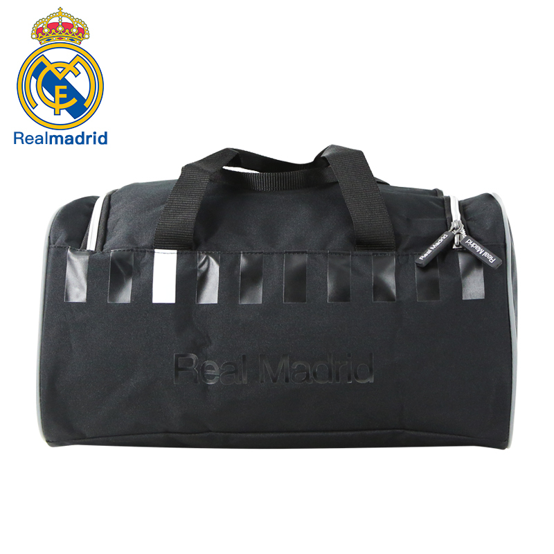 皇家马德里Realmadrid官方正品时尚男女士登山休闲多功能大容量手提运动户外健身训练商旅行电脑单肩挎书包背包黑色