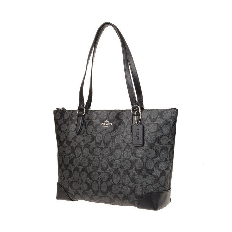 蔻驰coach奢侈品奥莱款女士手提包时尚百搭托特女包单肩包拉链手提包