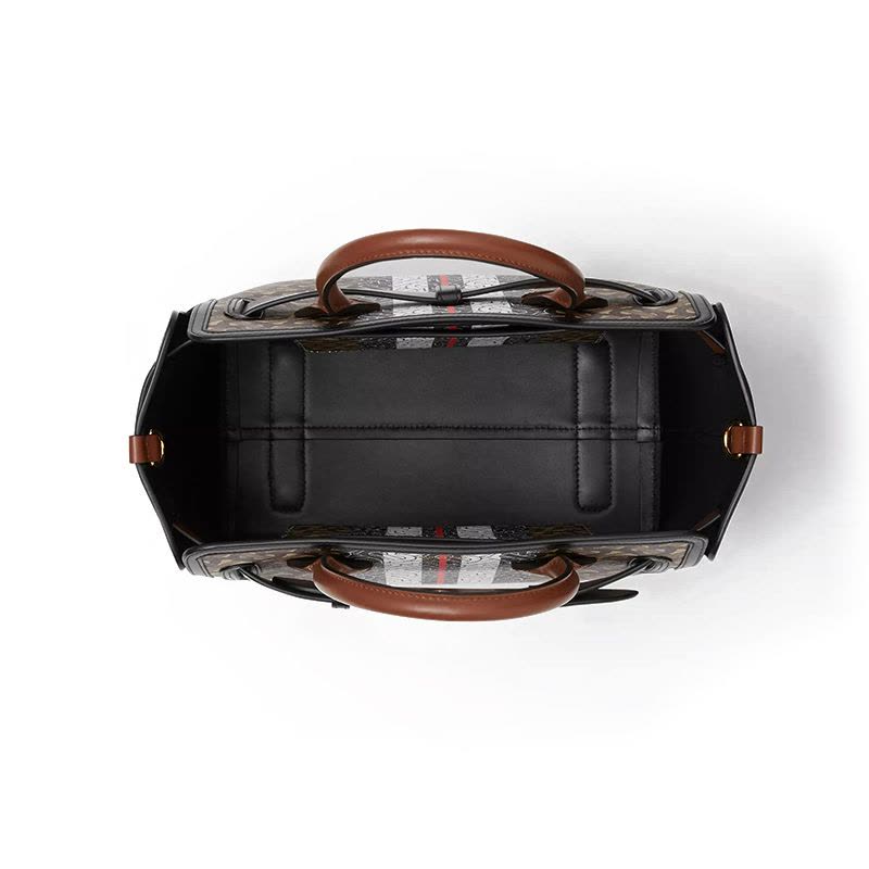 预售 博柏利 BURBERRY Belt 通勤手拎小号 字母印字标TB LOGO织物 女士手提包 8019351金扣图片